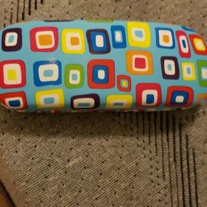 A colorful glasses case